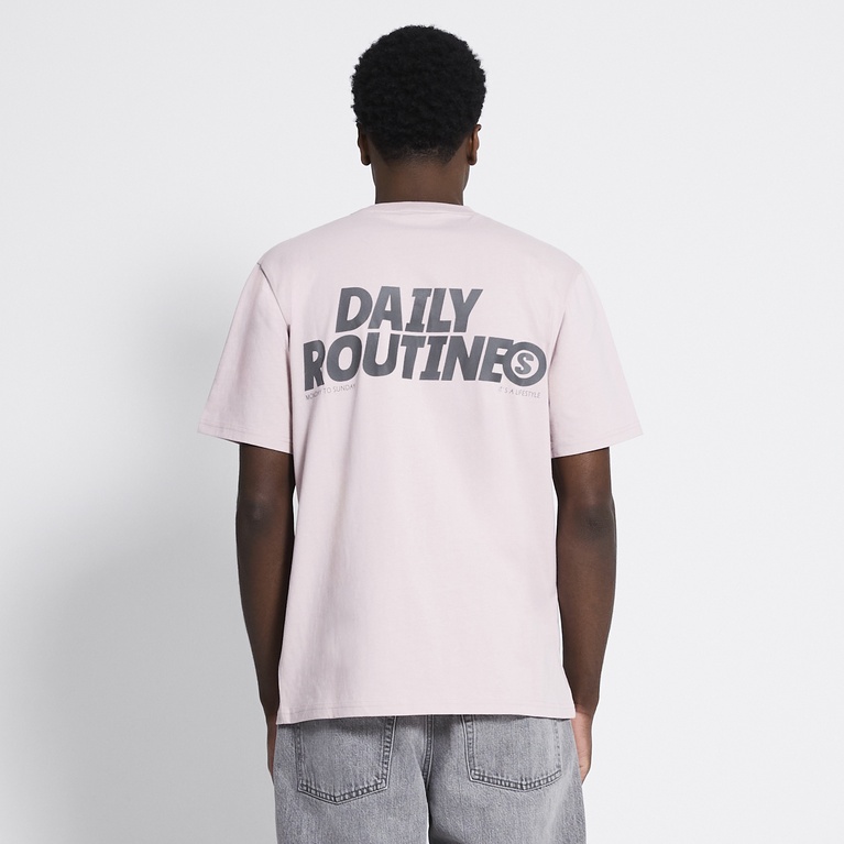 Printed tee "West" Dusty Pink